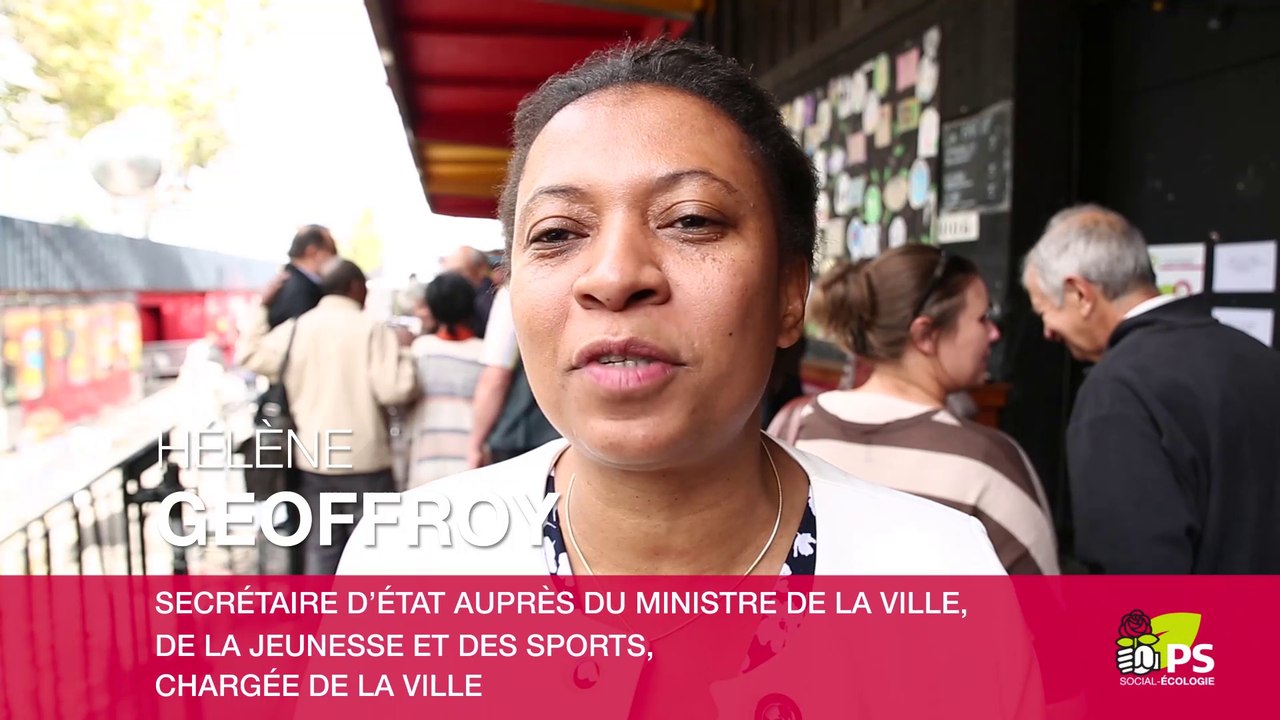 Hélène Geoffroy "Les militants ne sont pas abattus mais concernés et au courant des politiques que nous portons"