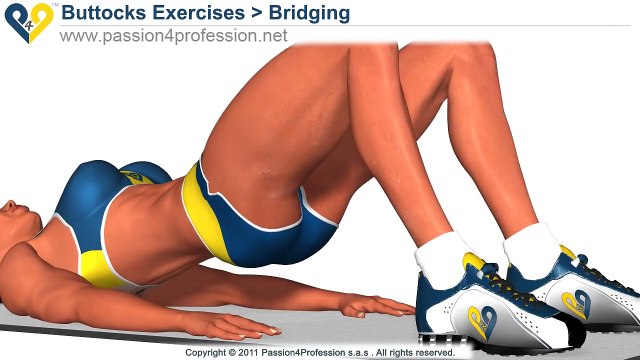 BEST Tone Buttocks exercise - Reduce buttocks and thighs with Bridging exercise