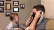 What Happened When a Little Baby Saw Her Father in Beard and Without Beard ?? Watch Video