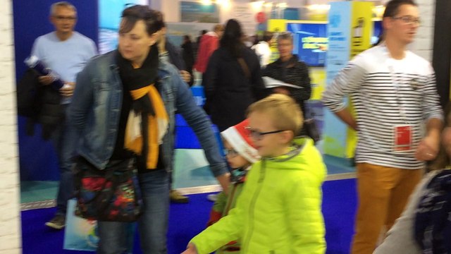 L'espace des partenaires et sponsors au village du Vendée Globe