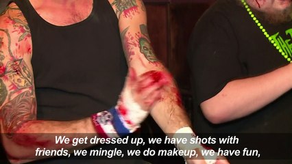 Zombie Walk fills New York streets ahead of Halloween