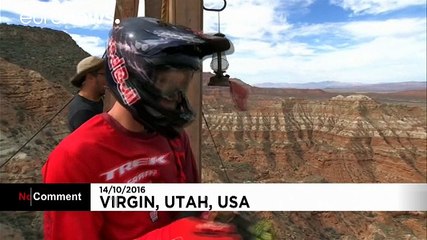 USA: Mountain biking in Utah mountains