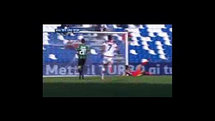 Sassuolo vs Crotone 0-1 Goal Diego Falcinelli - 16.10.2016