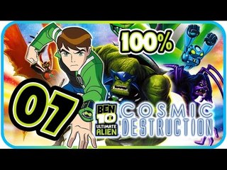 Ben 10 Cosmic Destruction Walkthrough Part 7 (PS3, X360, PS2, PSP, Wii) 100% Level 4 : Great Wall