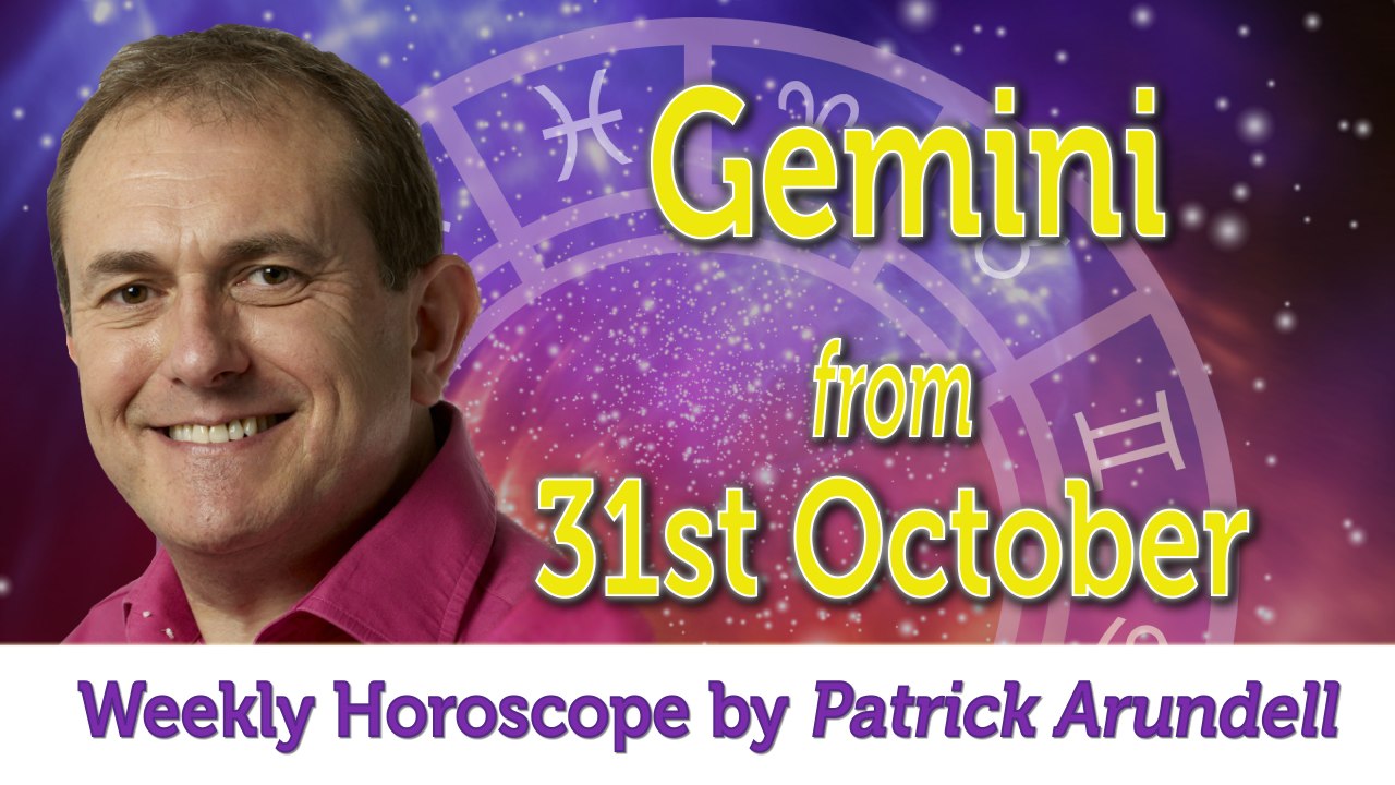 Gemini Weekly Horoscope from 31st October 2016