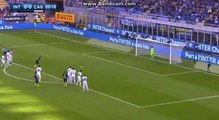 Mauro Icardi Penalty missed  Inter 0-0 Cagliari 16.10.2016