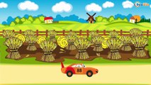 The White Police Car with Racing Cars - Speed Race. Car Cartoons for children - Kids Cartoon