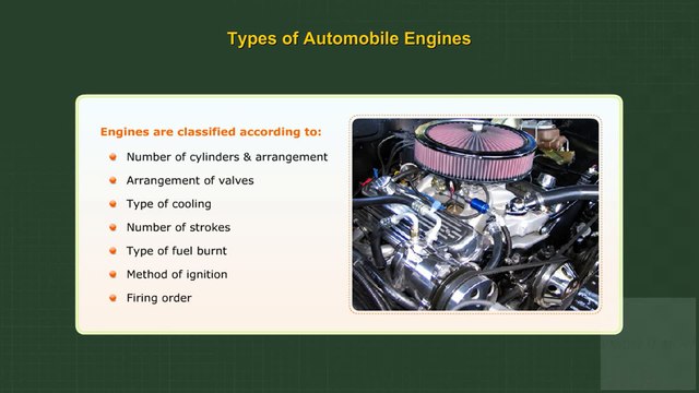Automobile-types of automobile engines