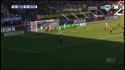 Nicolai Jorgensen Goal HD - Nijmegen 1-1 Feyenoord 16.10.2016