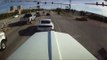 Dashcam Footage Captures Car Crash