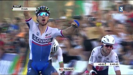 Peter Sagan double champion du monde devant Cavendish et Boonen