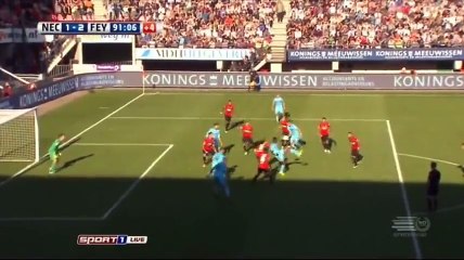 Michiel Kramer Goal - Nijmegen 1-2 Feyenoord 16.10.2016 HD