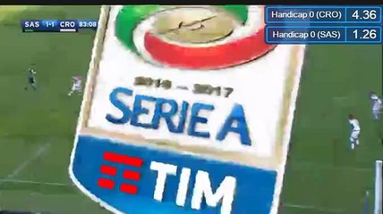 Sensi Goal 1-1 Sassuolo vs Crotone
