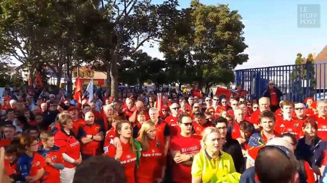 Les supporters du Munster rendent hommage à Anthony Foley, leur coach disparu