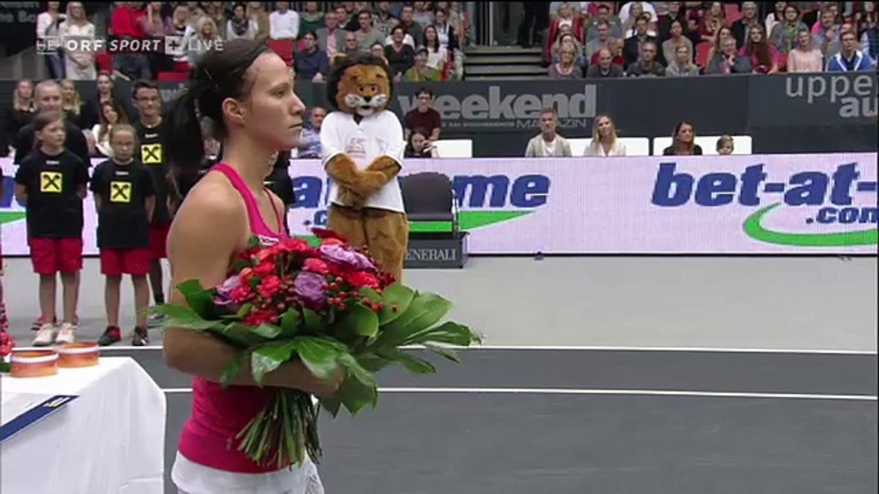 Linz 2016 / Final / Cibulkova v Golubic / Ceremony