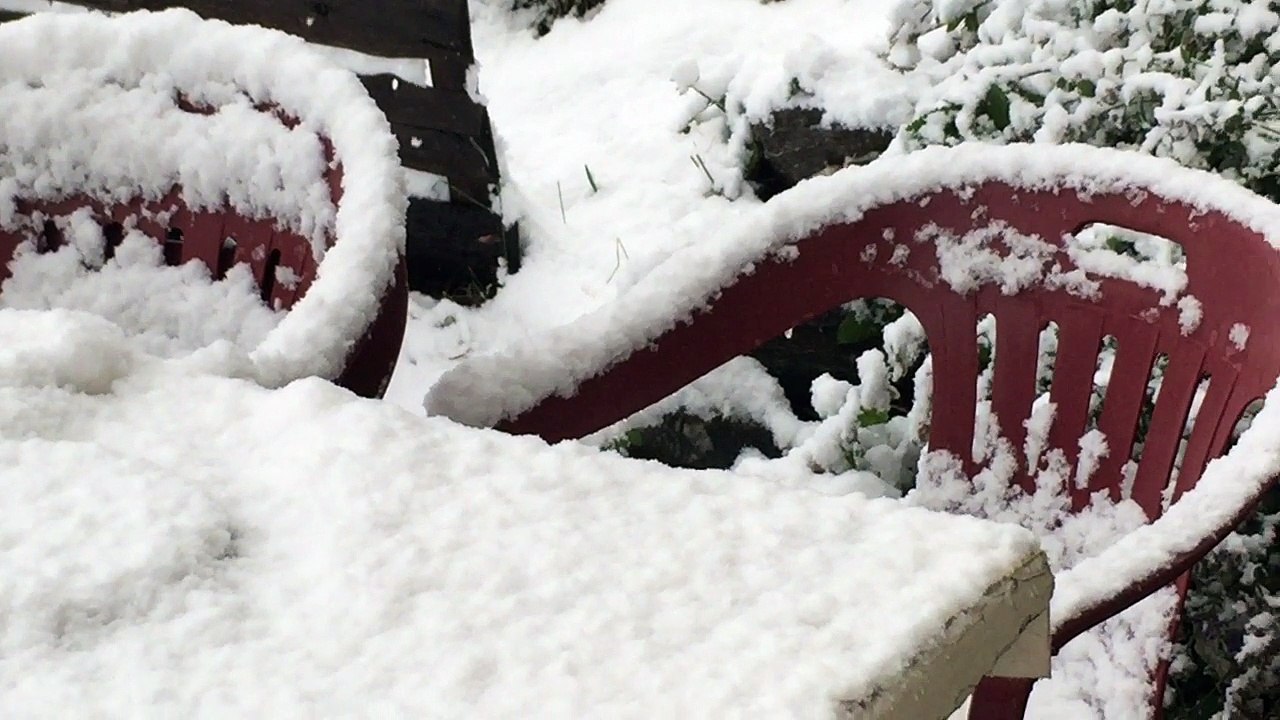 neige du vendredi à Fontgillarde