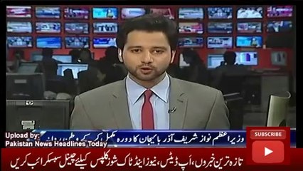 ary News Headlines 16 October 2016, Report on Nawaz Sharif Azerbijan Visit