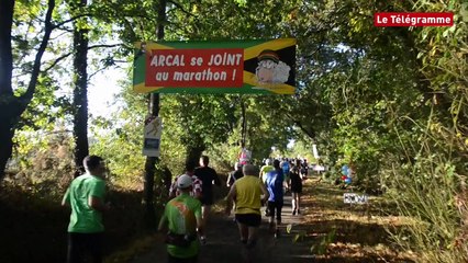 Marathon de Vannes.  Arcal aux couleurs de la Jamaïque