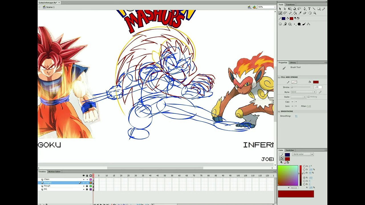 Pokemon Mashups Episode 8. Goku _ Infernape-D2_u-oZDfZk