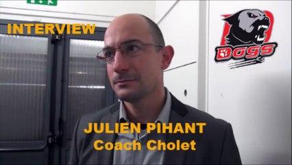 HH Interview 2016-10-15 Julien Pihant Coach des Dogs de Cholet - D1 - Clermont VS Cholet