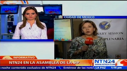Cada reunión de la SIP es un resumen de la cantidad de ataques que sufre la prensa en Venezuela”: presidente de TV-Venezuela a NTN24