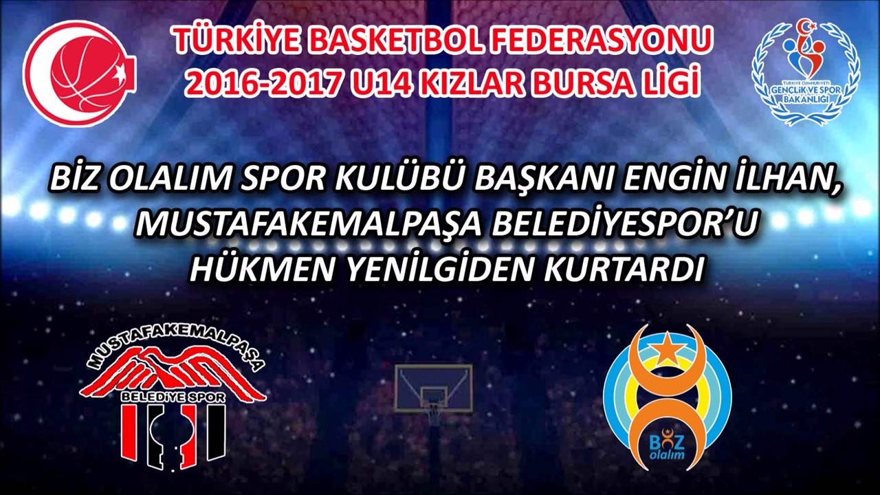 M.K.PAŞA BELEDİYESPOR'UN HÜKMEN YENİLGİSİNE BİZ OLALIM ENGEL OLDU