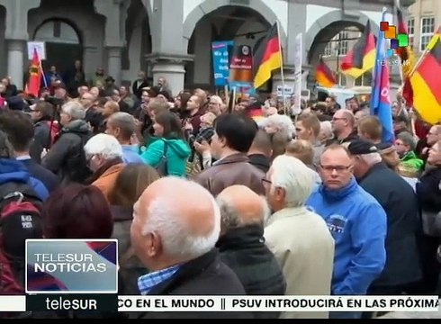 Alemanes rechazan políticas migratorias contra refugiados