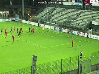 But Quentin Lacour Quevilly-Rouen - CA Bastia (1-2)