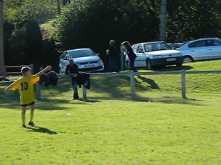 AS COURS U13  BUT DE AXEL le 15 10 16 st martin d'estrau