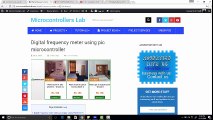 Digital frequency meter using pic16f877a microcontroller