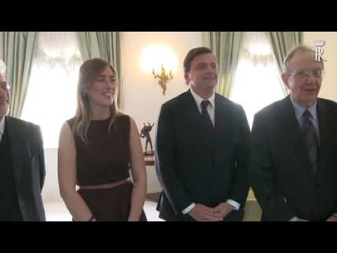 Roma - Incontro del Presidente Mattarella con i membri del Governo (14.10.16)