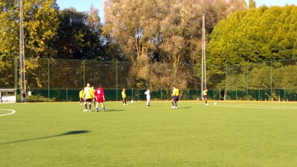 Match vétérans contre Os Lusitanos échauffement
