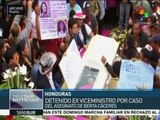 Ex ministro hondureño, detenido por asesinato de Berta Cáceres