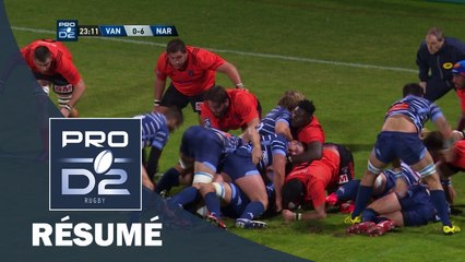 PRO D2 - Résumé Vannes-Narbonne: 21-27 - J07 - Saison 2016/2017