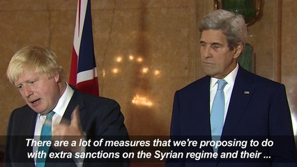 US, Britain mulling sanctions over Syria siege
