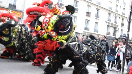 La danse du lion asiatique en Île-de-France