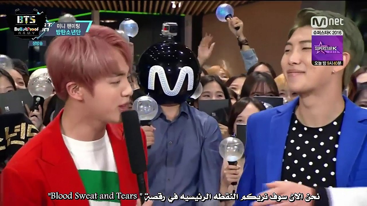 ARABIC SUB] 161013 BTS Mini Fan Meeting M! Countdown]