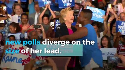 Clinton leads Trump, two new polls show