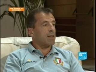 FRANCE24-EN-INTERVIEW-ITALY-RUGBY-COACH-PIERRE-BERBIZIER