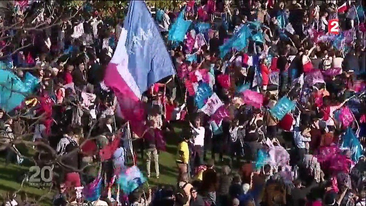 La Manif pour tous de retour dans les rues de Paris