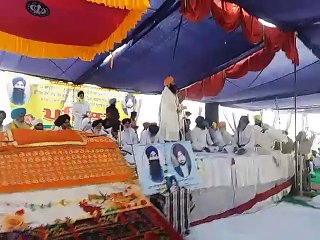 ਸ਼ਹੀਦੀ ਸਮਾਗਮ ਵਿਚ ਸੰਗਤਾਂ ਨੂੰ ਸੰਬੋਧਨ ਕਰਦੇ ਹੋਏ ਭਾਈ ਬਲਜੀਤ ਸਿੰਘ