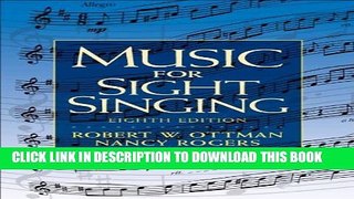 [EBOOK] DOWNLOAD Music for Sight Singing (8th Edition) GET NOW