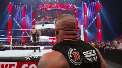 Big Show and Brock Lesnar come face-to-face: Raw, Jan. 20, 2014