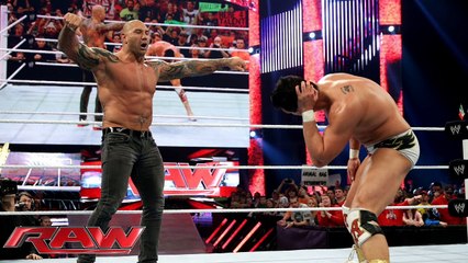 Batista Returns at Goldberg vs Brock Lesnar Wrestlemania XXXIII 2017 Match - Custom