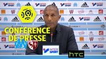 Conférence de presse Olympique de Marseille - FC Metz (1-0) : Franck PASSI (OM) - Philippe  HINSCHBERGER (FCM) - 2016/2017
