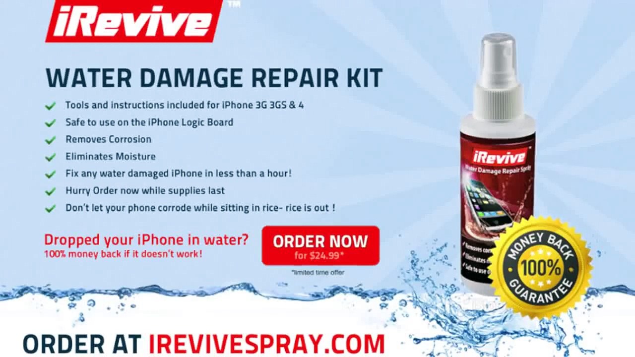100% Water Damaged iPhone 4S Repair Tutorial - Fix Wet iPhone With iRevive