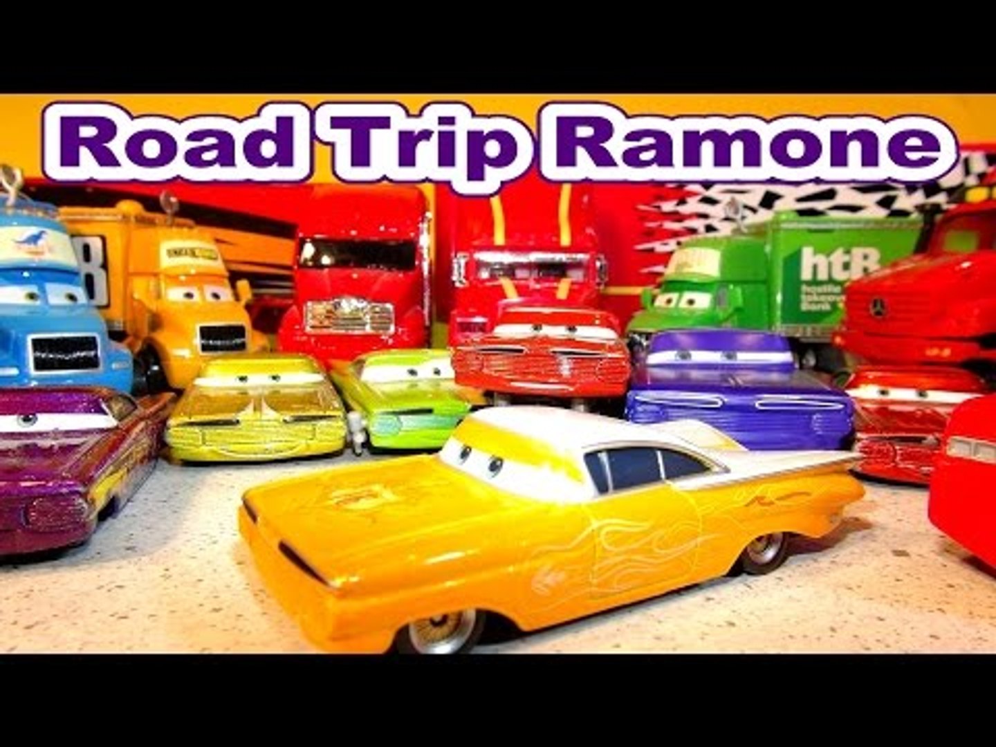 Disney Pixar Cars Road Trip Ramone with Lightning McQueen and The Haulers - video  Dailymotion