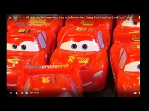 Pixar Cars with the Lightning McQueen, Mater in Radiator Springs