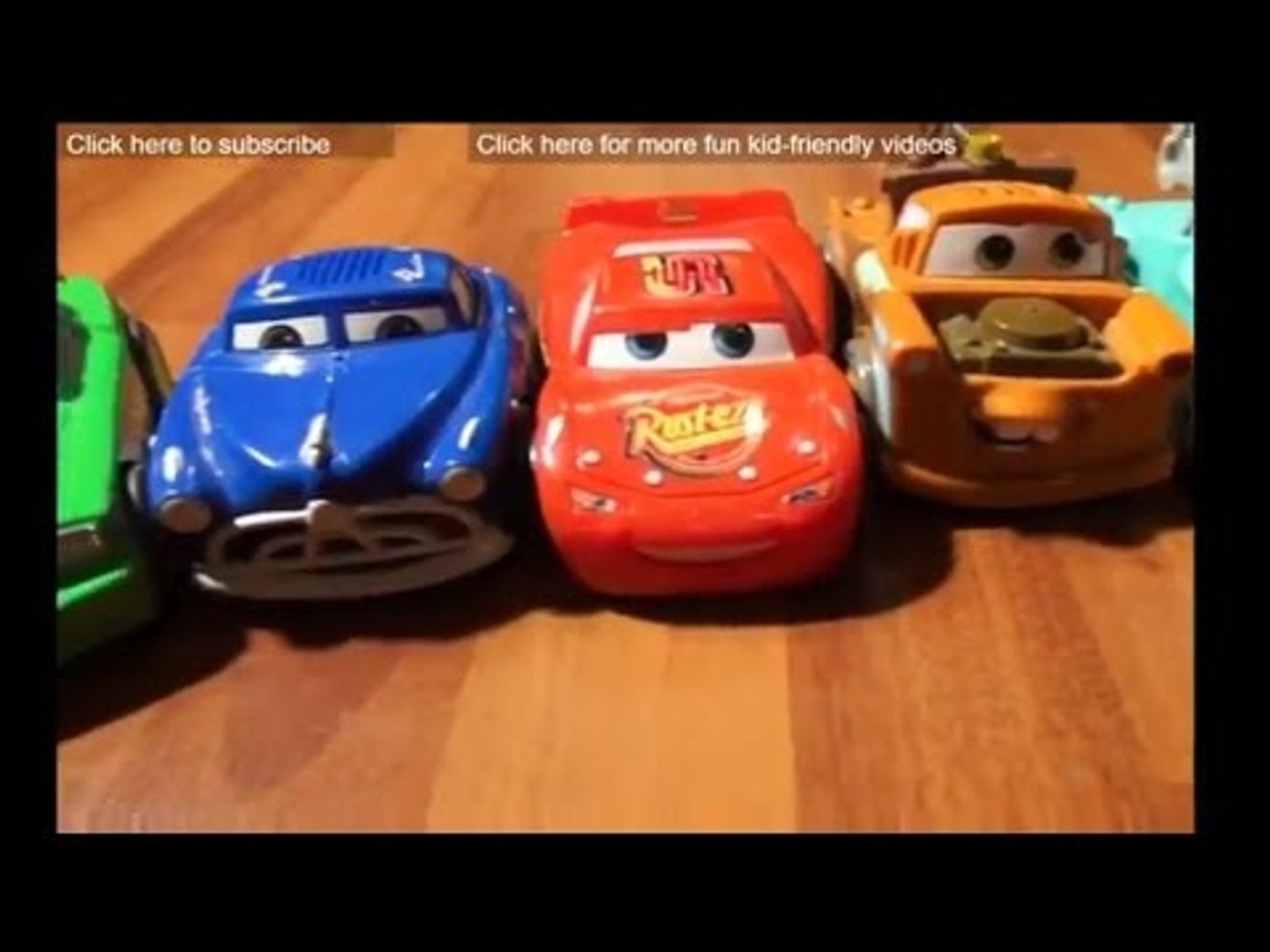 The New Kids Pixar Cars Toys with Lightning McQueen Cars and Mater with Cars 2 Race Cars