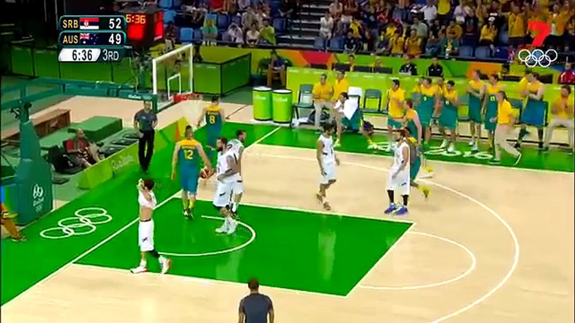 ⁣Australia v Serbia Highlights _ Basketball _ Olympic Games Rio 2016 _ 7 Olympics-uCmTsXvupbY